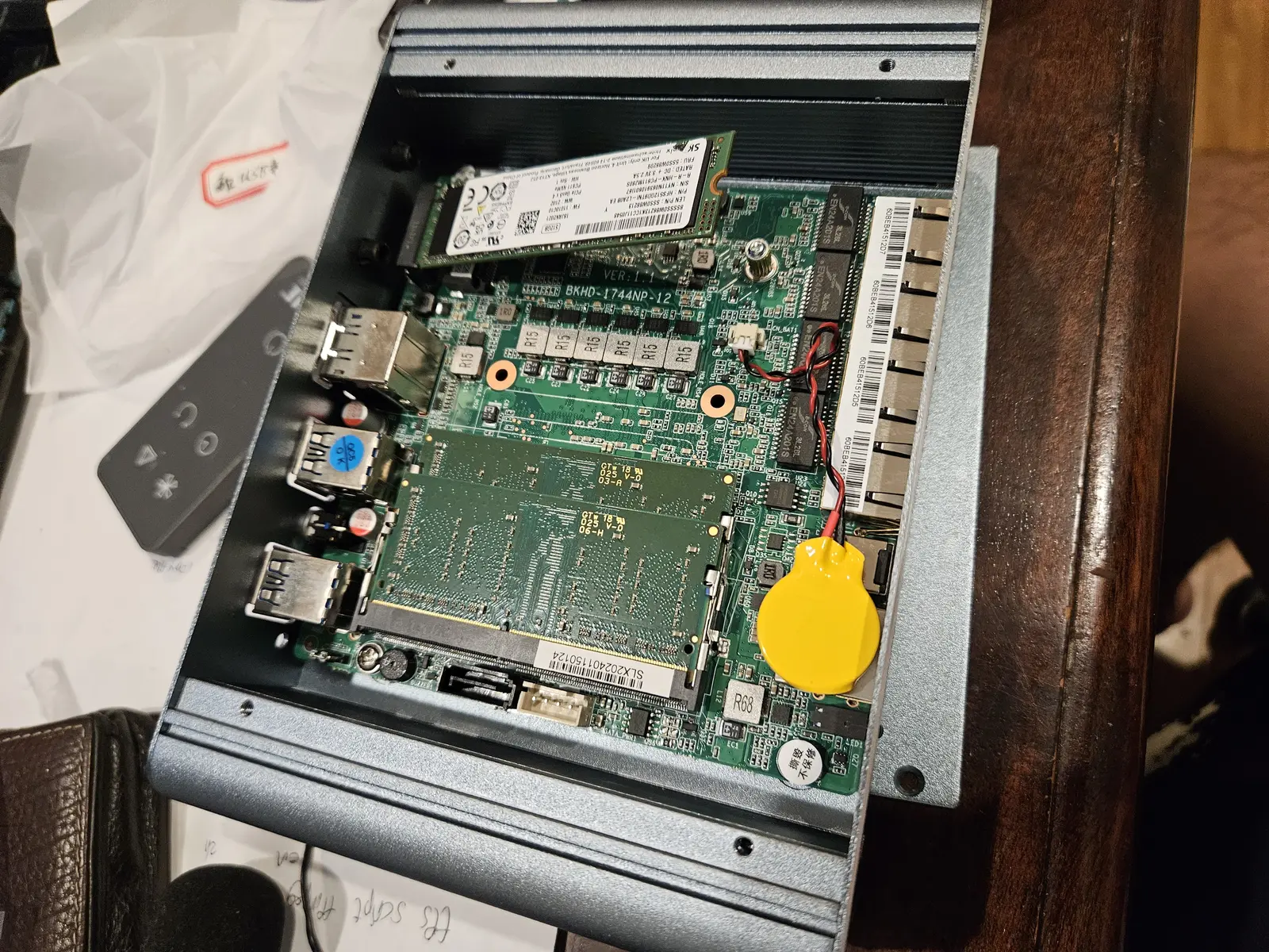 Mini PC used to host the devbox development VM