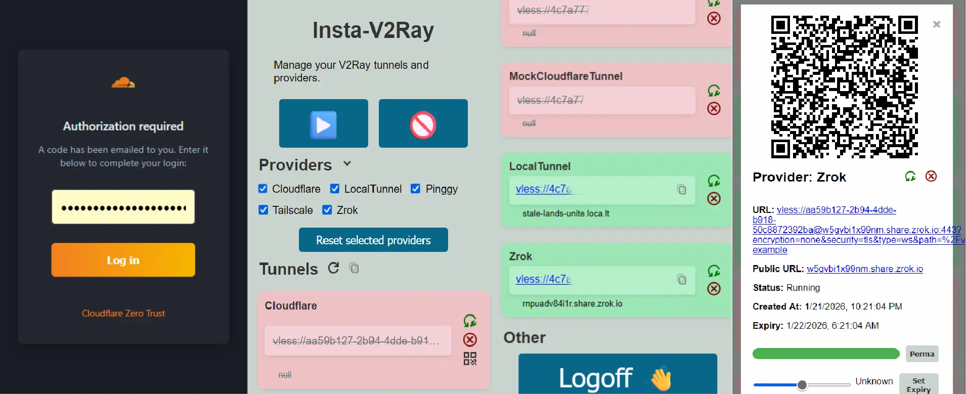 Insta-V2Ray Screenshot